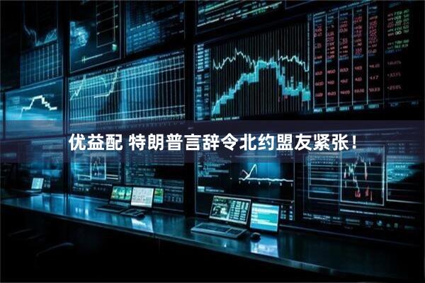 优益配 特朗普言辞令北约盟友紧张！