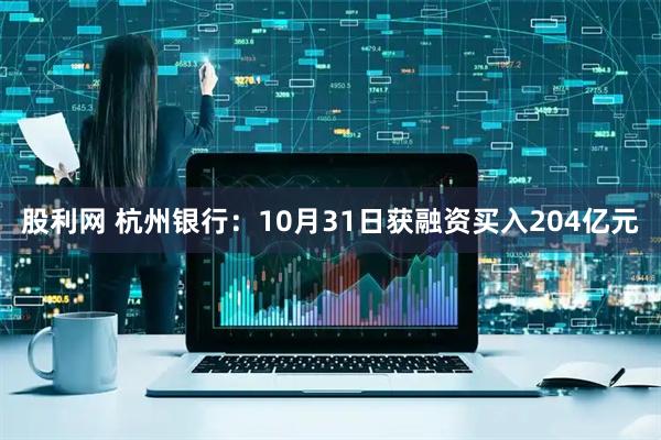 股利网 杭州银行：10月31日获融资买入204亿元